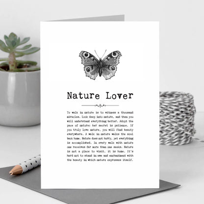 Nature Lover Card