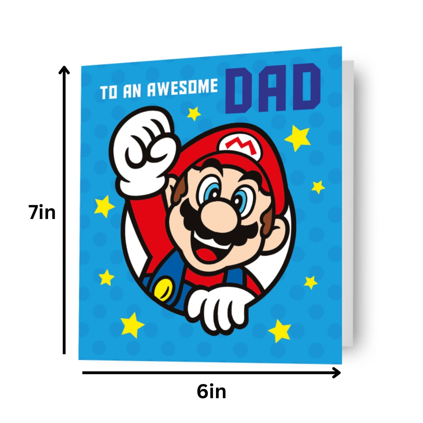 Super Mario 'Dad' Birthday Card