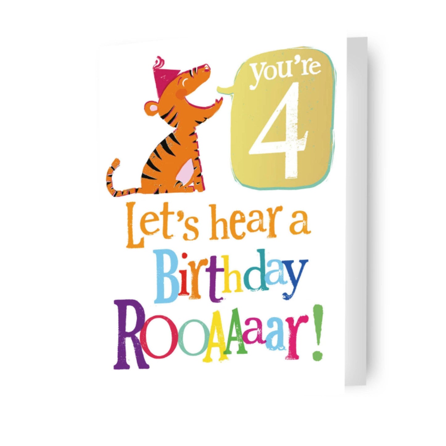 Brightside Age 4 Birthday Card