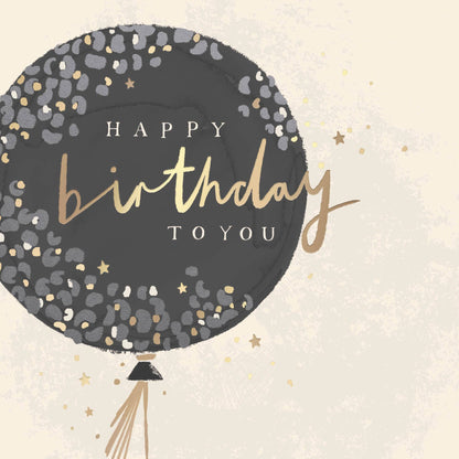 Anise Balloon Birthday Card