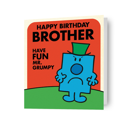 Mr Men & Little Miss 'Brother' Birthday Card