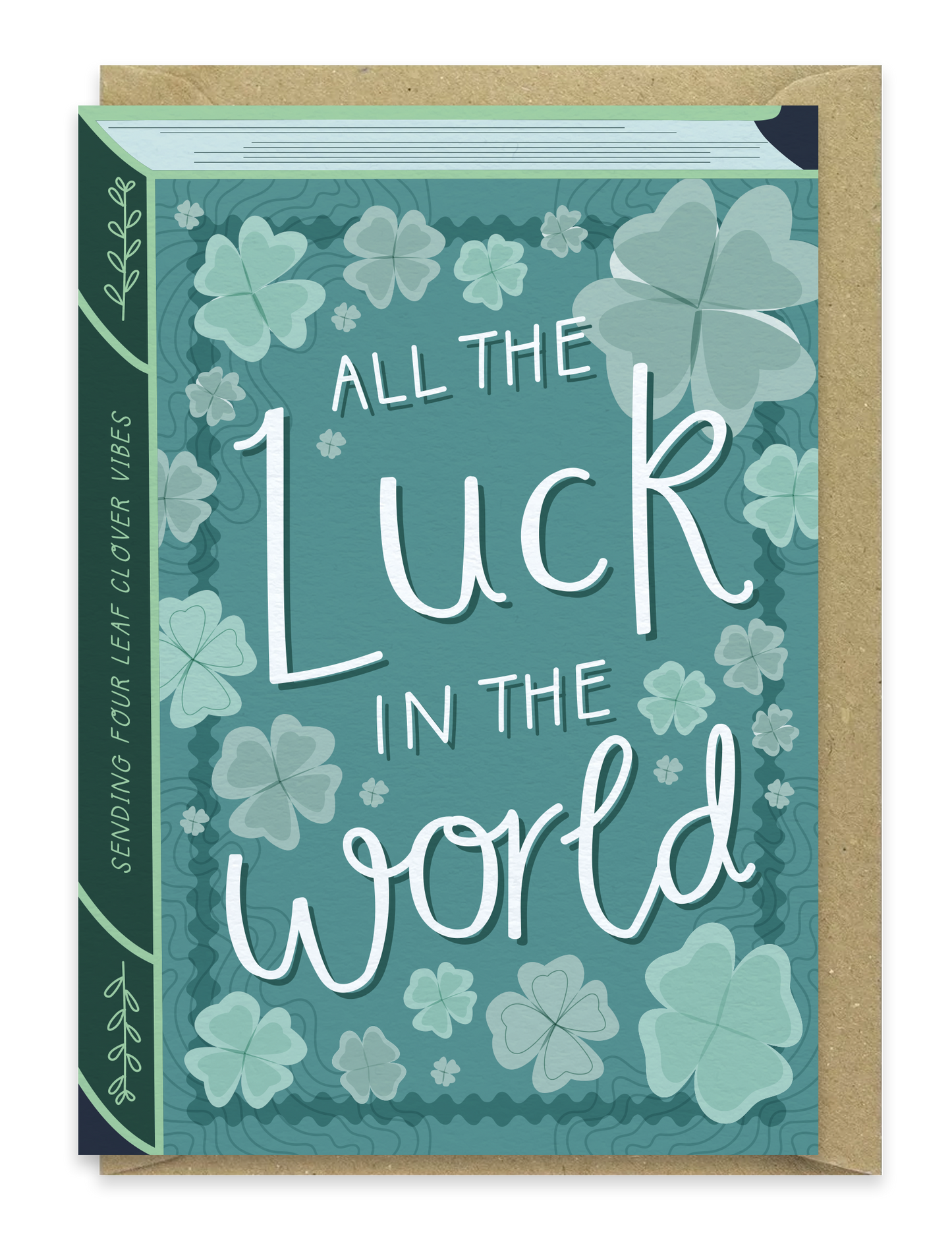 All the Luck  – Luxury Book Good Luck Card
