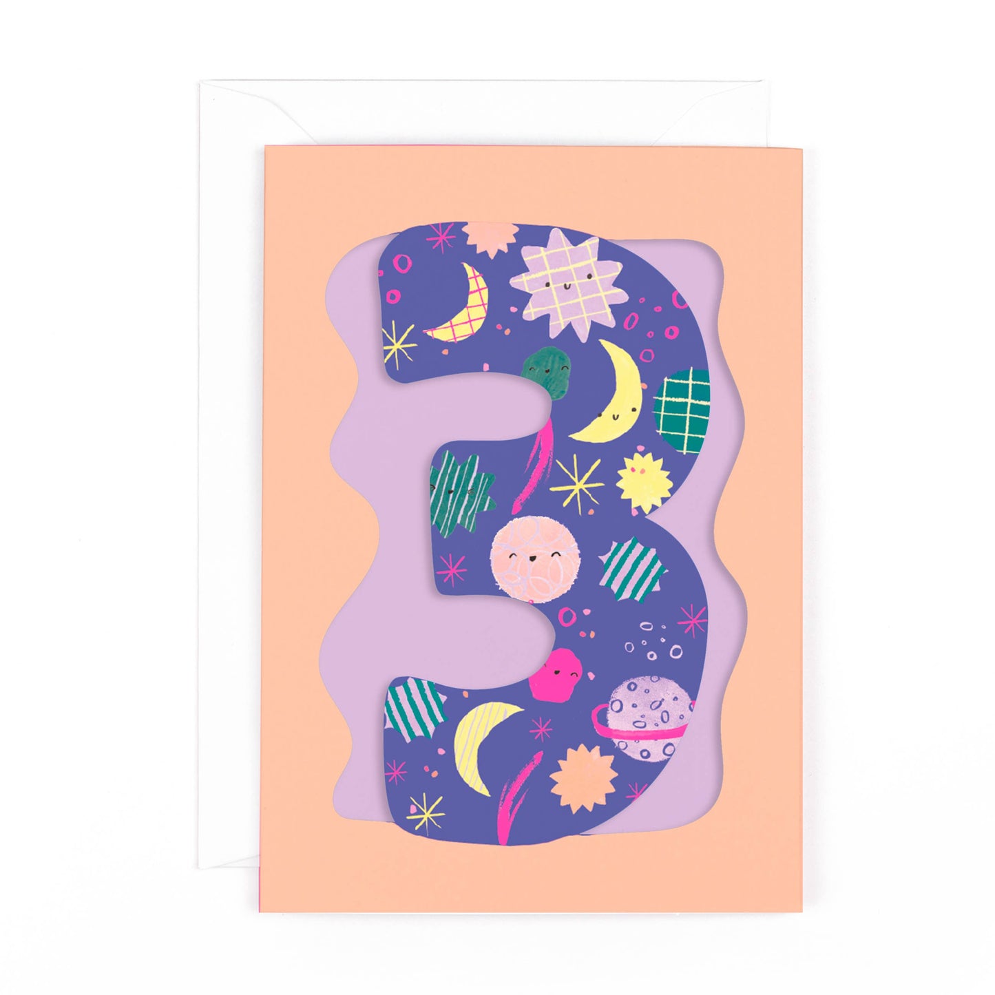 Doodle 3 Age Card Girls