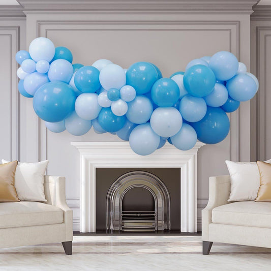 Sky Blue 2m Latex Balloon Garland