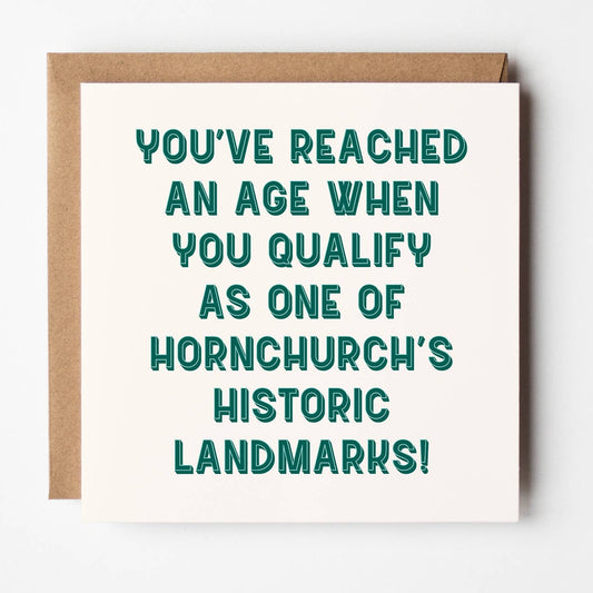 Historic Landmark - Add Town Customised Card