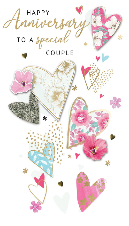 Your Anniversary - Hearts - Champagne - Second Nature