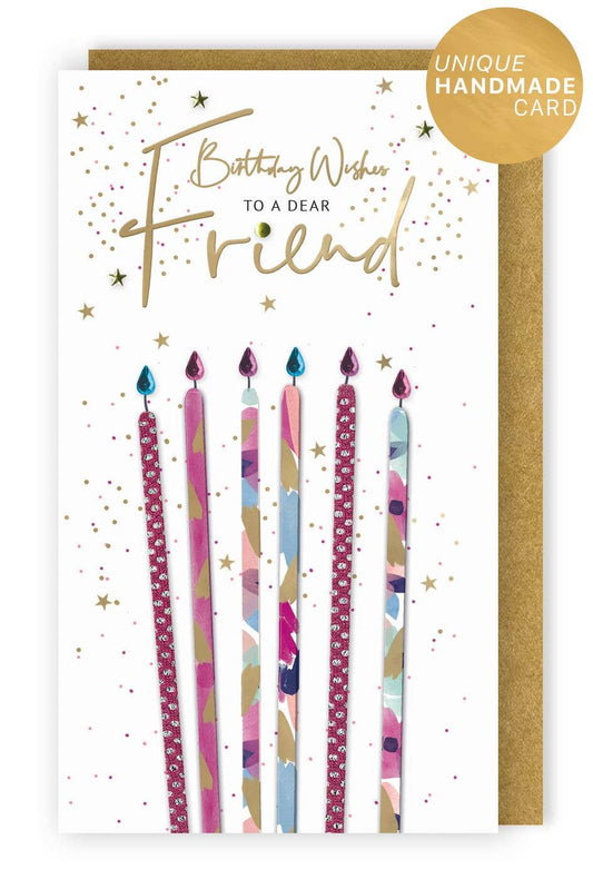 Friend Birthday - Candles - Champagne - Second Nature