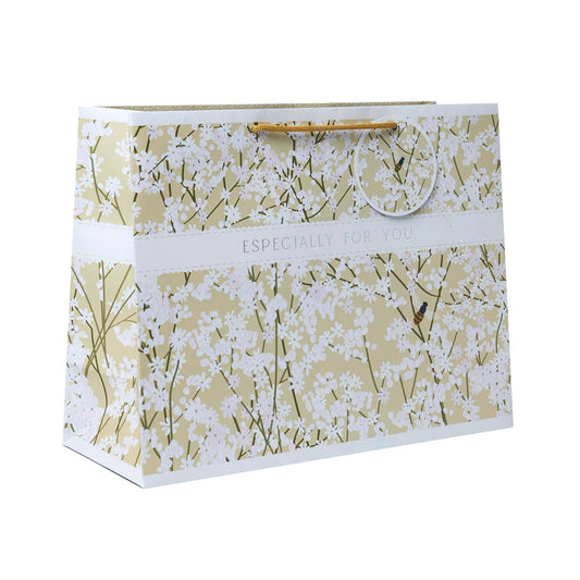 Gypsophila Natural Large Tote Bag