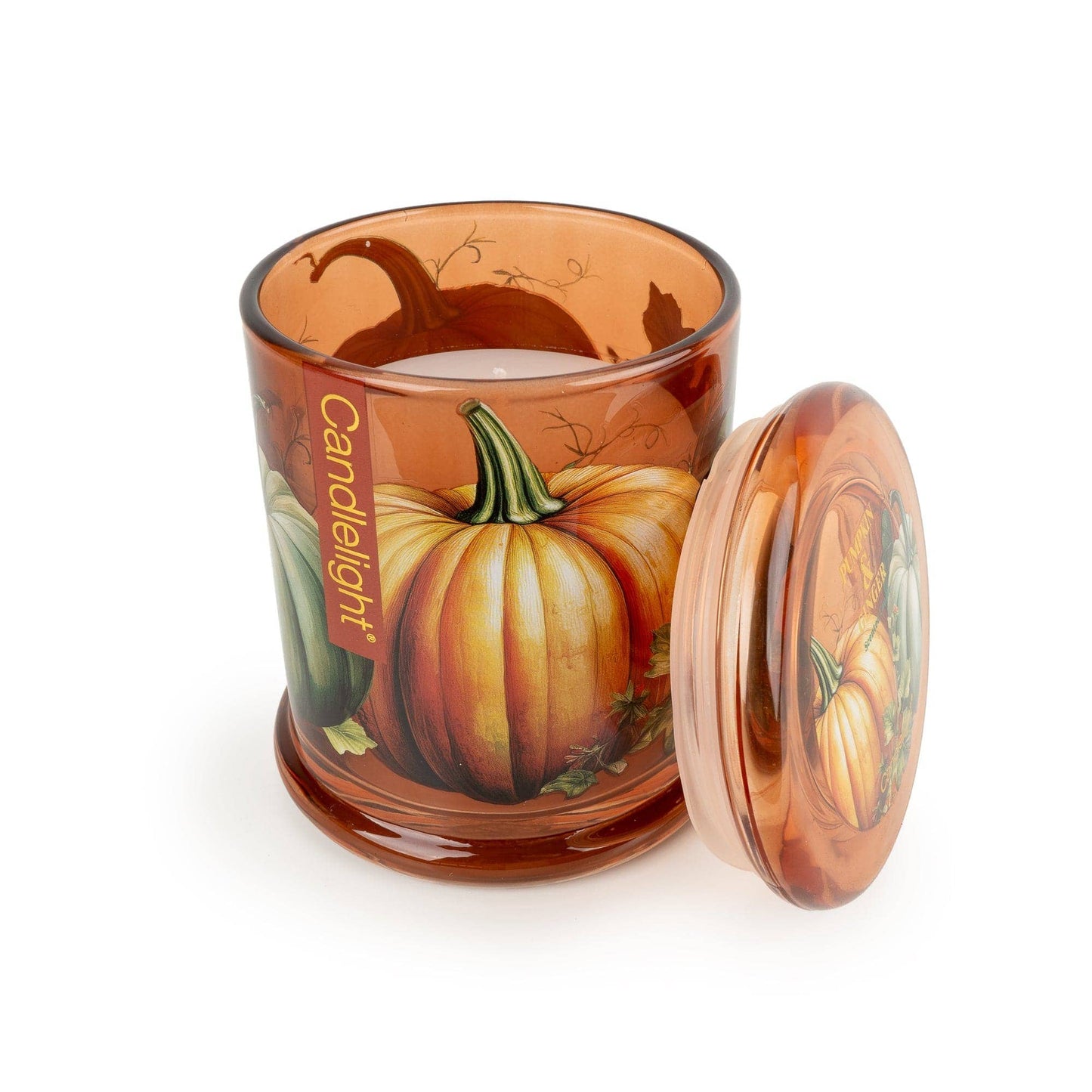 Large Glass Jar Candle - Pumpkin & Ginger