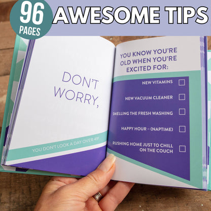 50: Older (Possibly Wiser) - Fun Age Quote Pocket Book