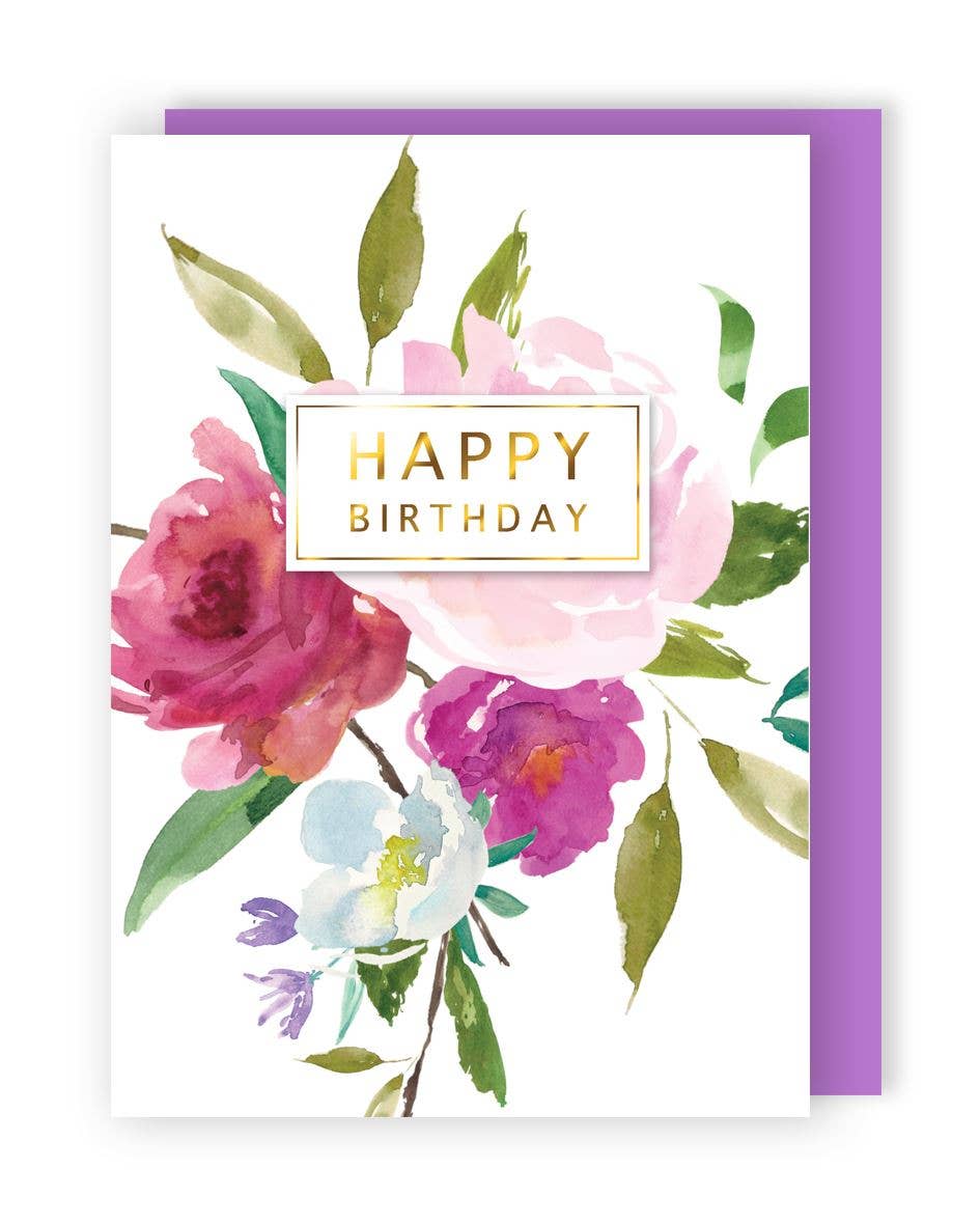 Happy Birthday Roses - Yours Truly - Second Nature