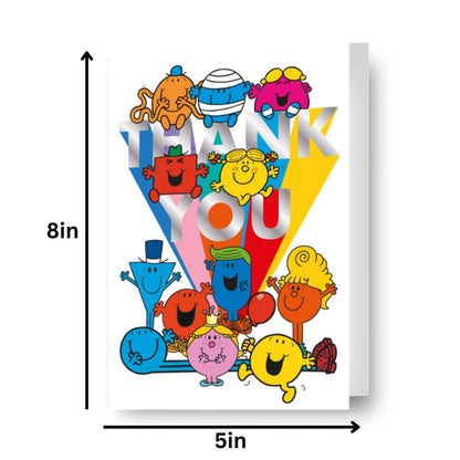Mr Men & Little Miss Thank You Card