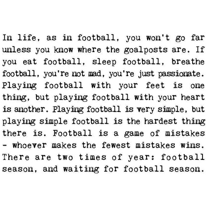 Football Fanatic Card