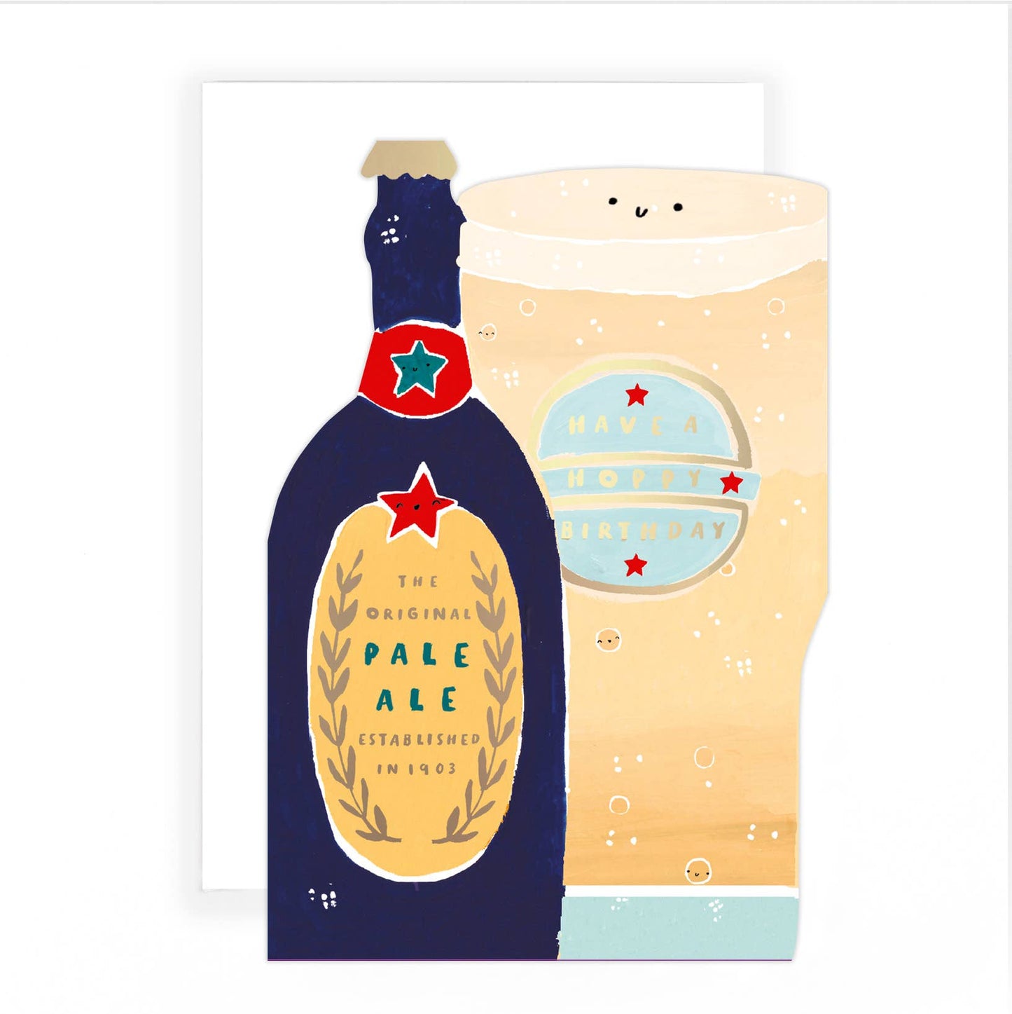 Mochi Open Birthday Beer Bottle And Pint Hoppy Birthday