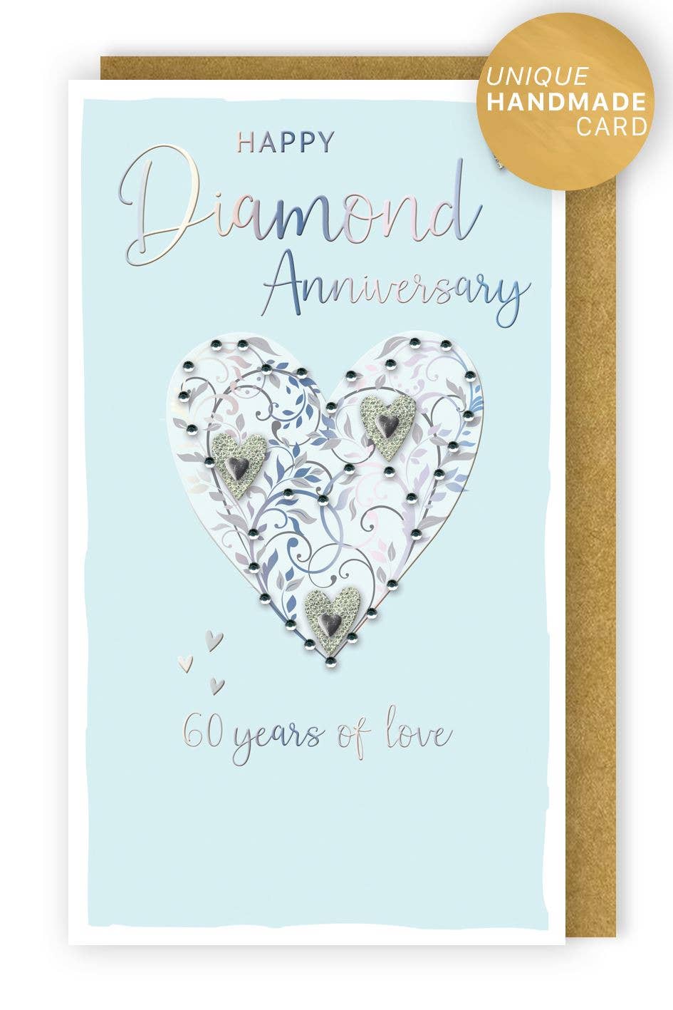 Diamond Anniversary -  Balloons - Champagne - Second Nature