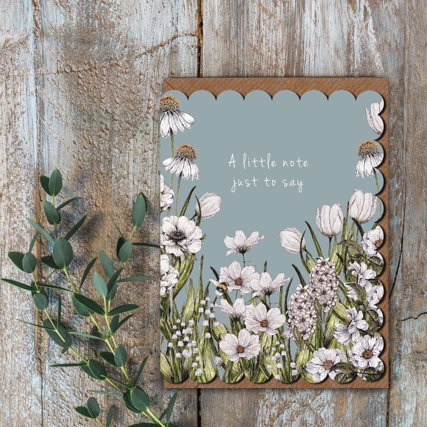 A Little Note Just to Say Card (Cello-Free)