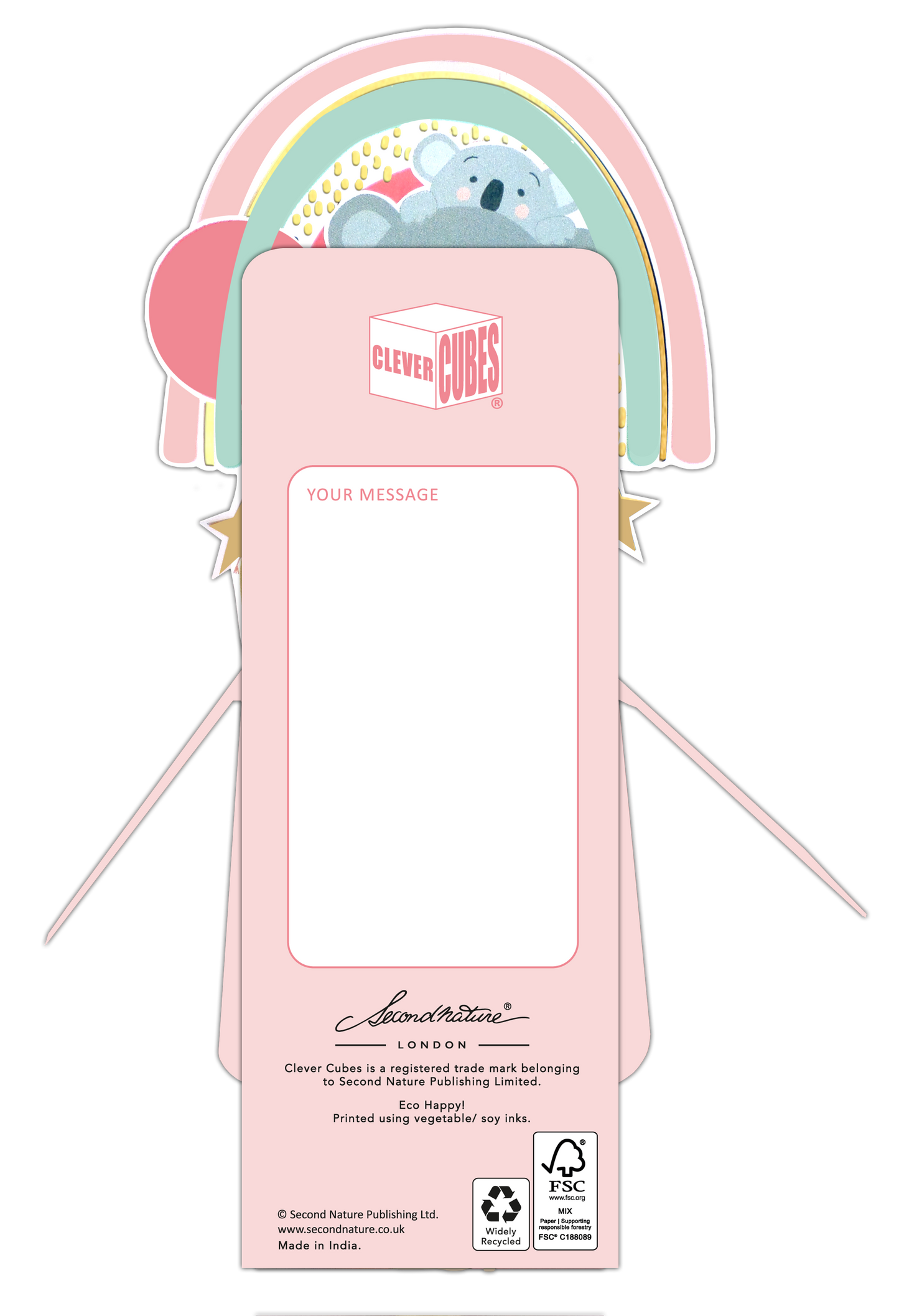 Baby Girl Koala - 3D Pop Up's Greeting Card - Second Nature