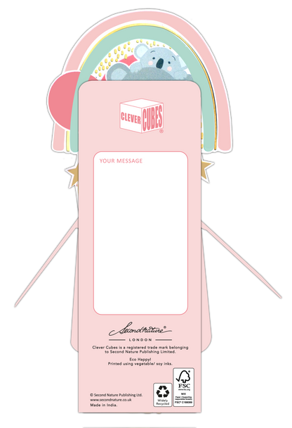 Baby Girl Koala - 3D Pop Up's Greeting Card - Second Nature