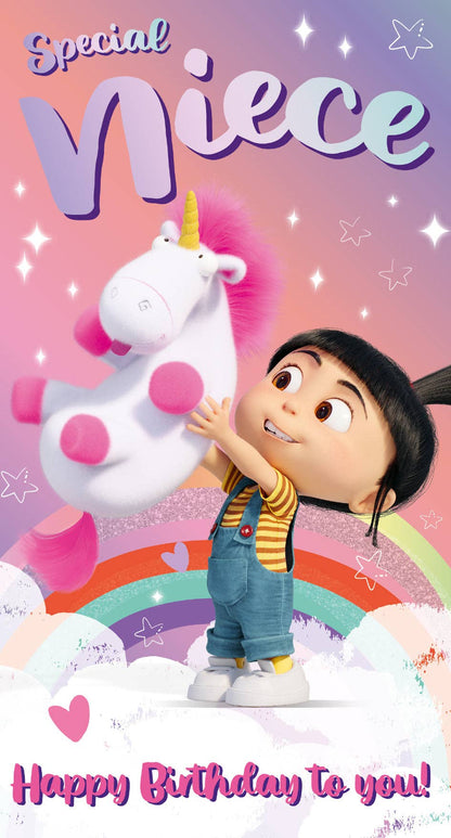Despicable Me Minions 'Special Niece' Birthday Card