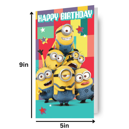 Despicable Me Sticker Birthday Card