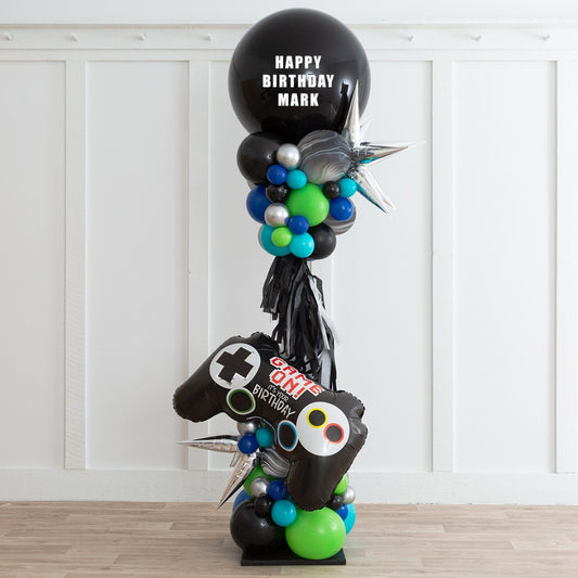 Football Gamer Balloon Pillar