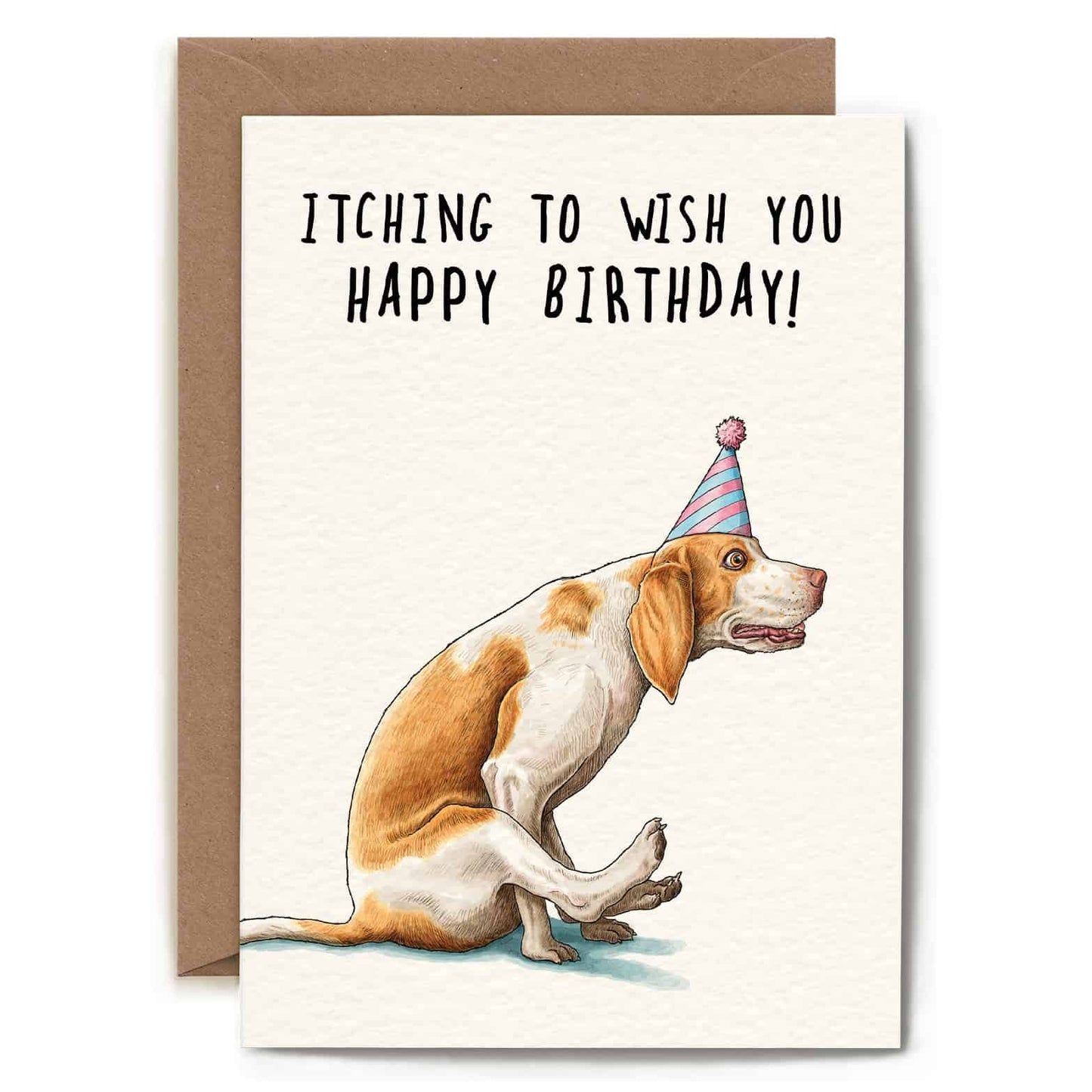 Itching Birthday Card - Birthday Card - Funny