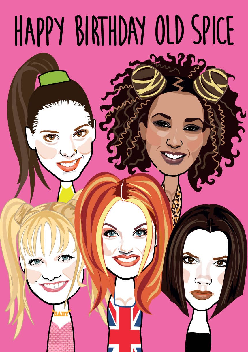 Old Spice Birthday Card