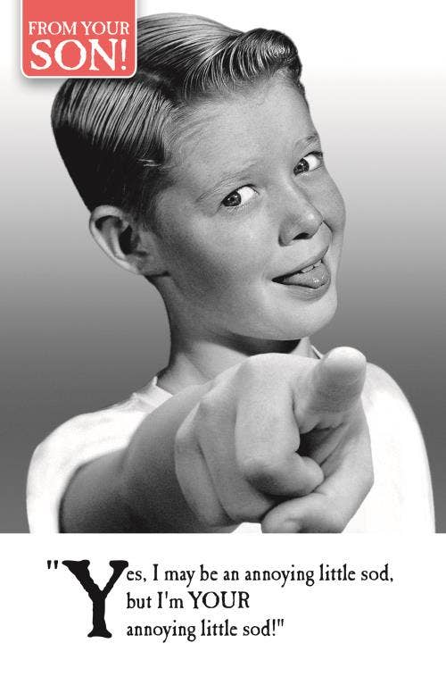 On the Ceiling Mum From Son Boy Pointing