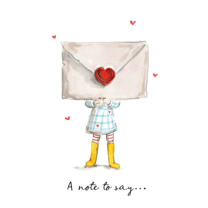 LUCY CLAIRE ILLUSTRATIONS BLANK CARD