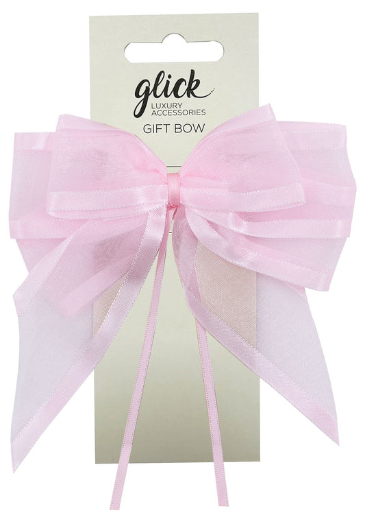 DESIGNER S/EDGE RIBBON BOW LIGHT PINK