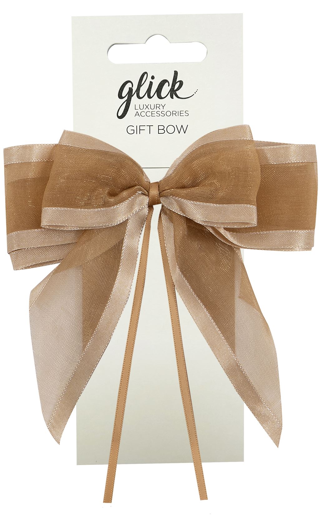 DESIGNER S/EDGE RIBBON BOW GOLD