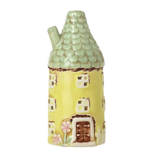 Ceramic Yellow Round House Ornament