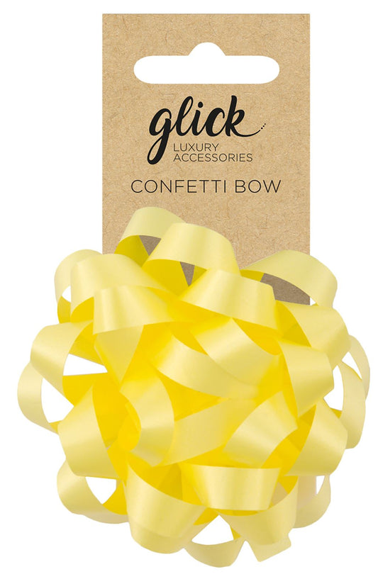 BOW CONFETTI YELLOW