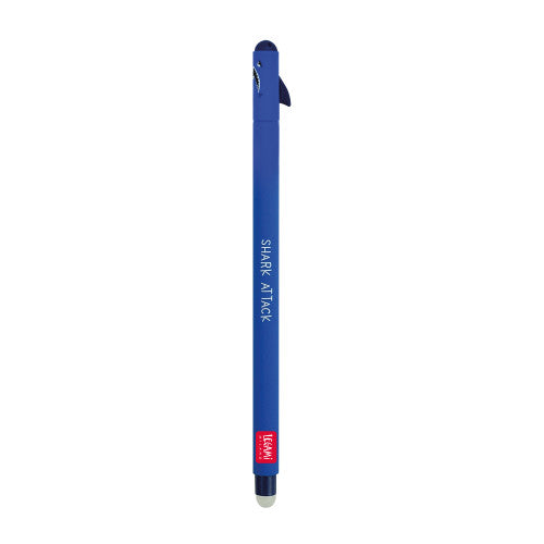 Legami Erasable Pen - Shark - Blue