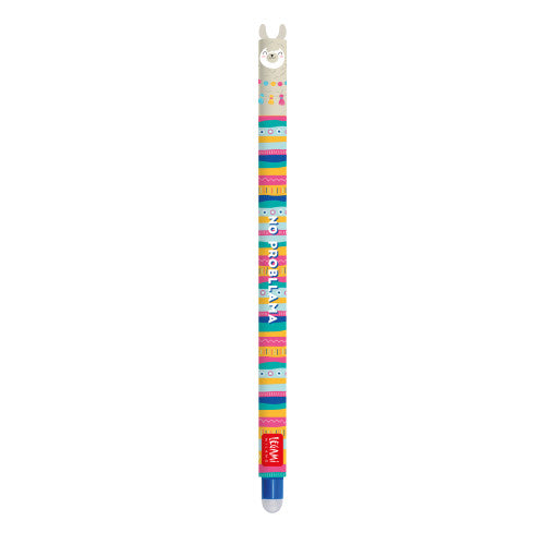 Legami Erasable Pen - Llama - Blue