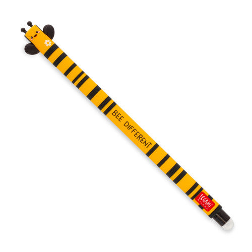 Legami Erasable Pen - Bee - Black