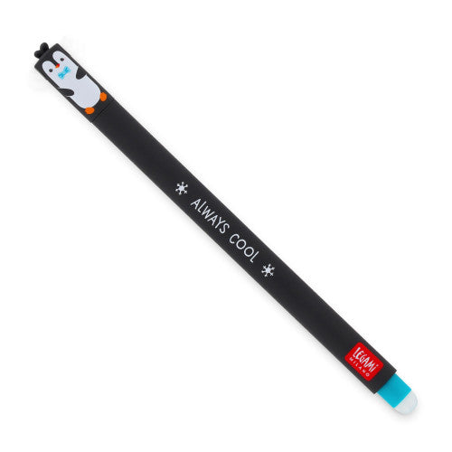 Legami Erasable Pen - Penguin Black