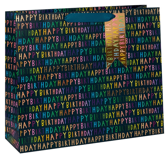 BAG LAND. SHOPPER PS H BDAY NAVY