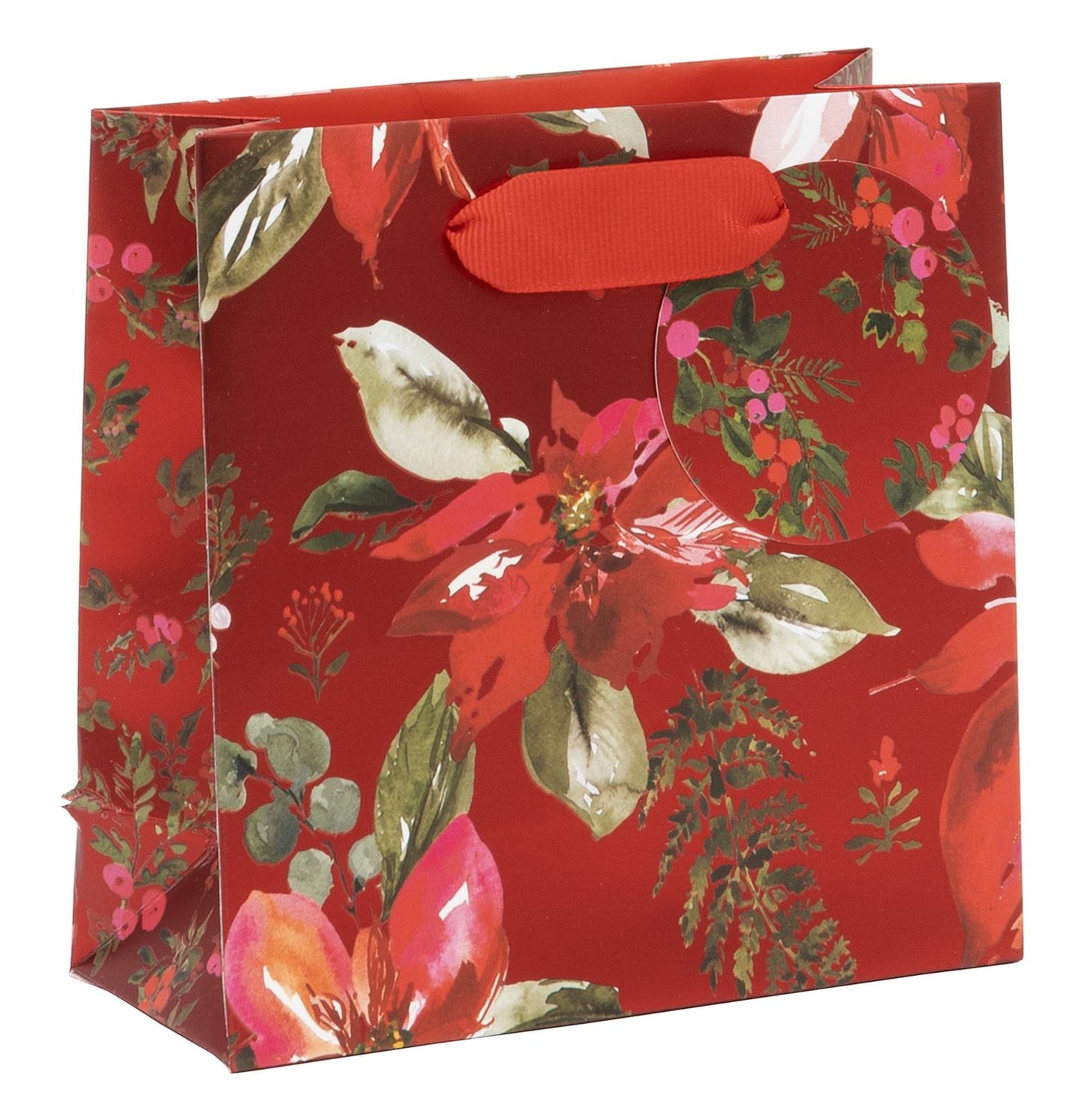 BAG SMALL PERFECT POINSETTIA RED