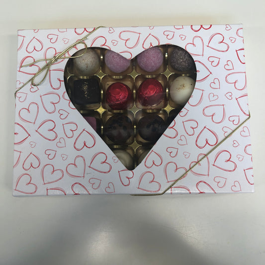 Select Your Own Valentines 24 Heart Chocolate Gift Box