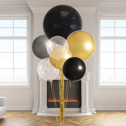 Hollywood Giant Latex Balloon Bouquet (Helium Filled)