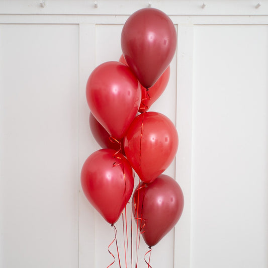 Red Cherry Latex Balloon Bouquet (Helium Filled)