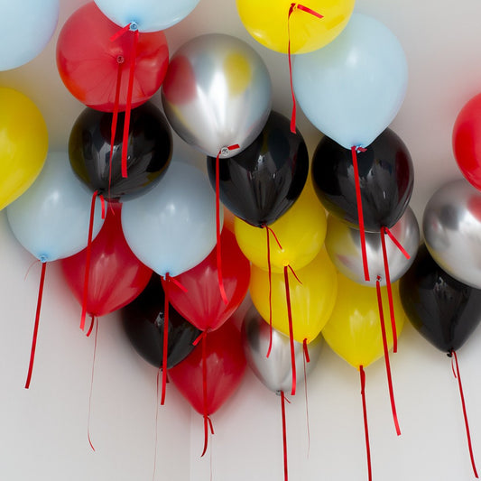 Superhero Latex Ceiling Balloons (Helium Filled)