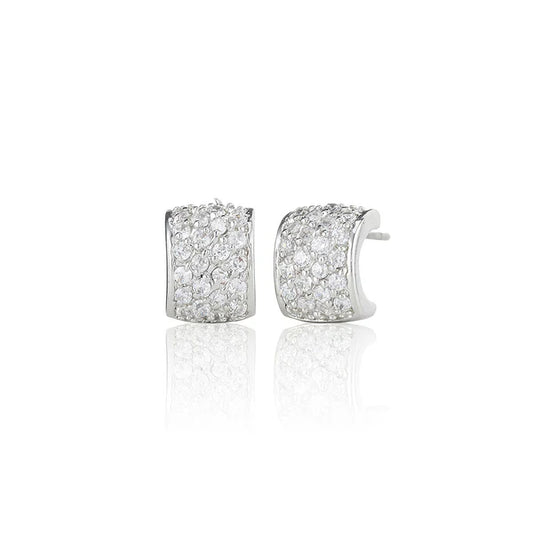 Pave Stud Earrings
