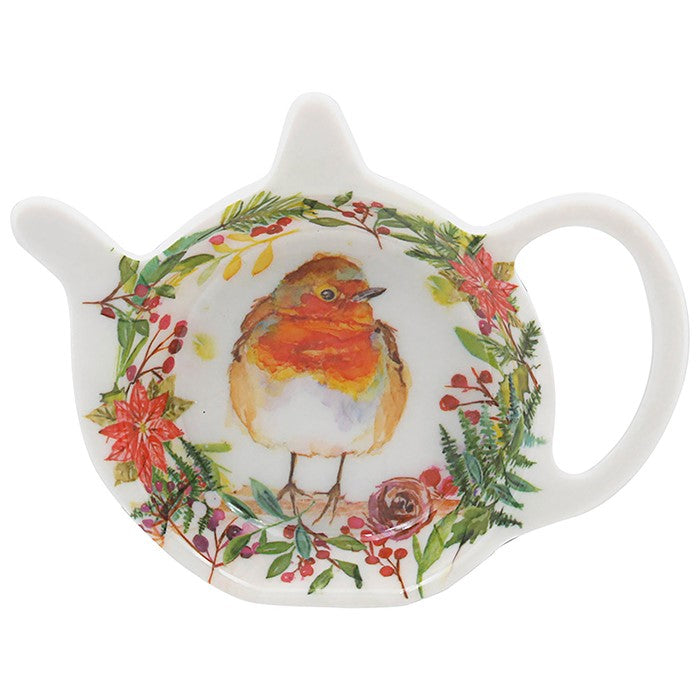 Jennifer Rose Winter Robin Teabag Tidy