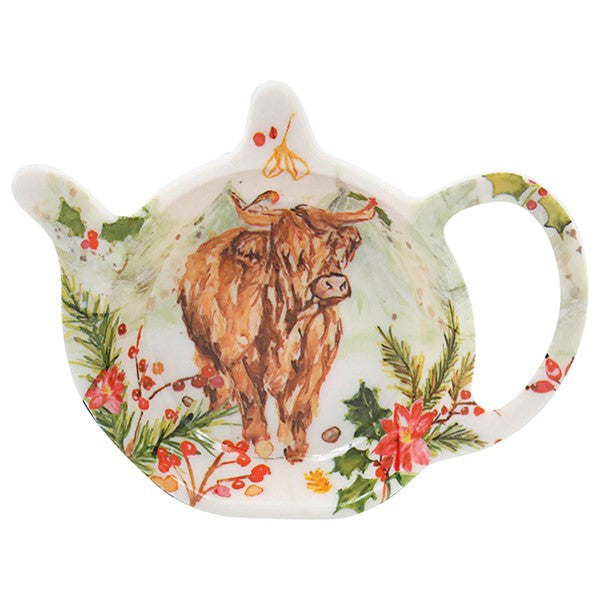 Jennifer Rose Highland Cow Teabag Tidy