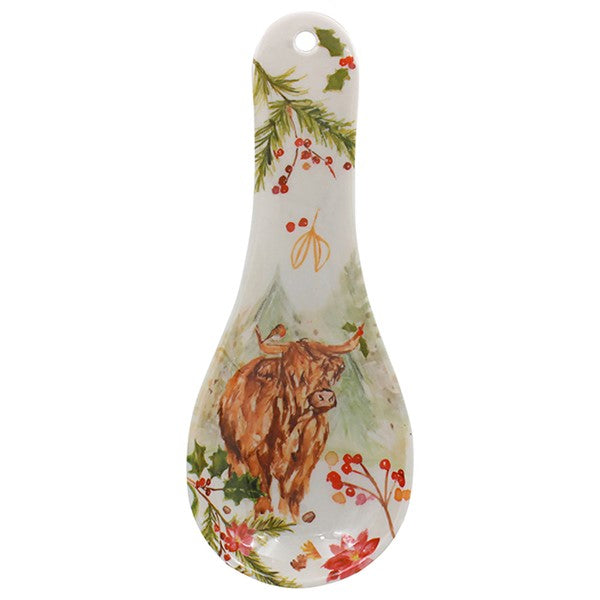 Jennifer Rose Highland Cow Spoon Rest