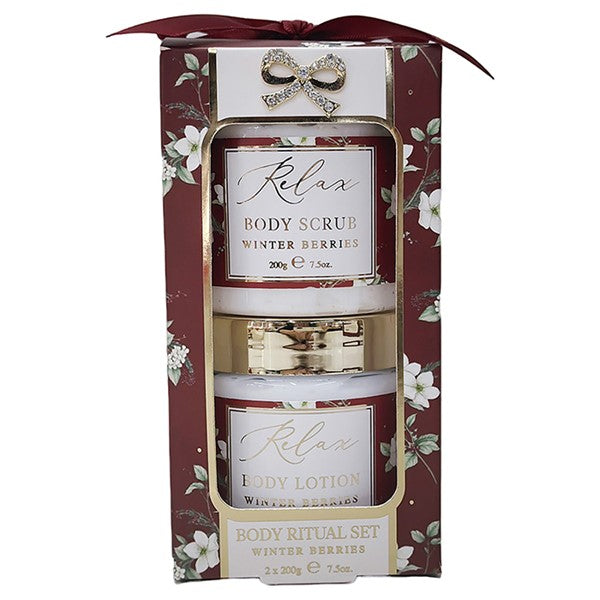 Xmas Hearts Design Berry Body Ritual Set