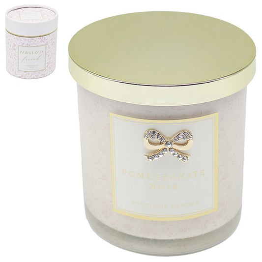 Hearts Design Candle Friend Pink