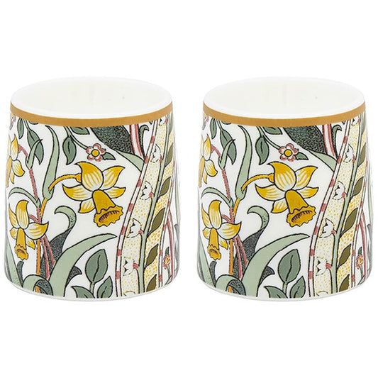 William Morris Daffodil Egg Cup Pair